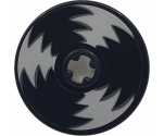 Technic, Disk 3 x 3 with Spinning Wheel Pattern (Sticker) - Set 75549