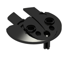 Bionicle Weapon 5 x 5 Shield with Dual Round Prongs