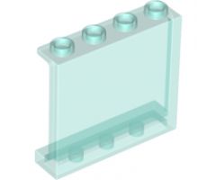 Panel 1 x 4 x 3 with Side Supports - Hollow Studs