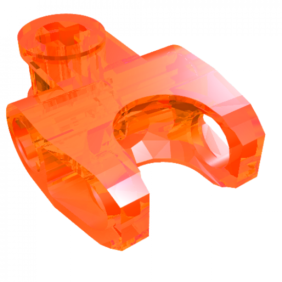 Technic, Connector Axle 2 x 3 with Ball Joint Socket, Closed Sides, Squared Ends