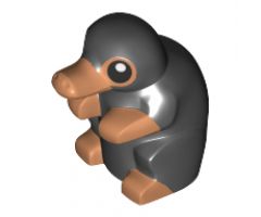 Niffler with Black Eyes and Hair Pattern