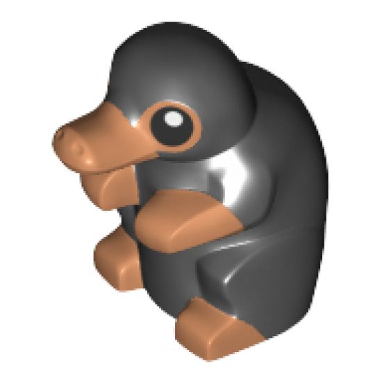 Niffler with Black Eyes and Hair Pattern