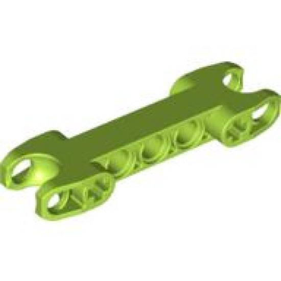 Technic, Connector Axle and Pin 2 x 7 with Two Ball Joint Sockets, Squared Ends