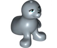 Seal, Friends with Black Nose and Medium Azure Eyes Pattern