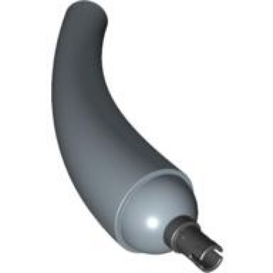 Animal, Body Part Dinosaur Tail / Neck Base Section with Black Technic Pin