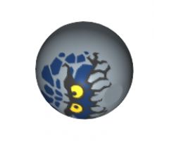 Technic Ball Joint with Graveller Type 2 Closed Mouth Pattern