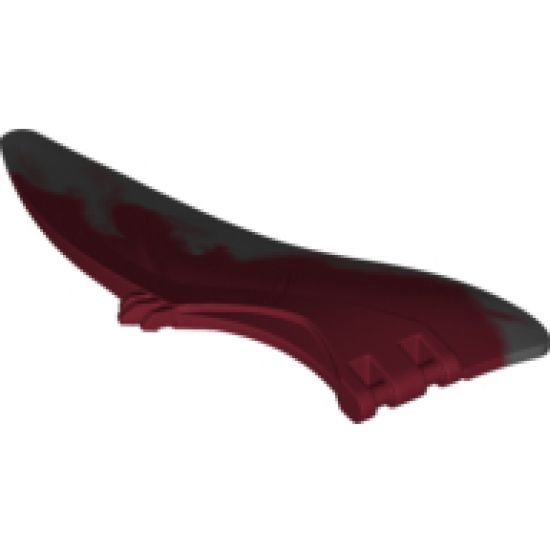 Animal, Body Part Dinosaur Wing Pteranodon - Right with Marbled Dark Bluish Gray Edge Pattern