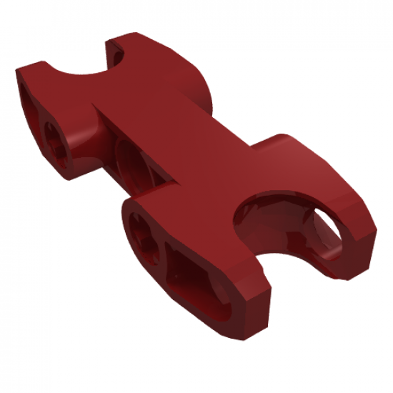 Technic, Connector Axle and Pin 2 x 5 with Two Ball Joint Sockets, Closed Sides