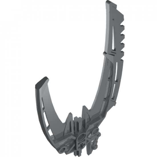 Bionicle Weapon Double Curved Blade (Mata Nui Scarab Shield Half)