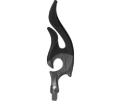 Energy Effect Wave Rounded Double with Axle (Flame) with Marbled Black Pattern