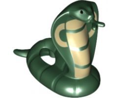 Snake, Cobra with Tan and Black Pattern