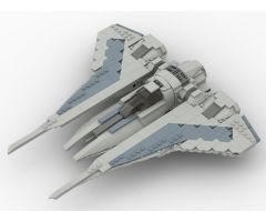 Bo-Katan's Mandalorian Kom'rk Class Gauntlet Fighter