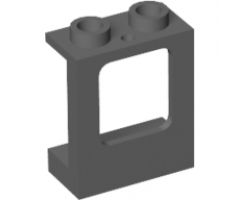 Window 1 x 2 x 2 Plane, Single Hole Top and Bottom for Glass
