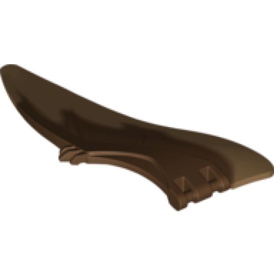 Animal, Body Part Dinosaur Wing Pteranodon - Right with Marbled Medium Nougat Edge Pattern