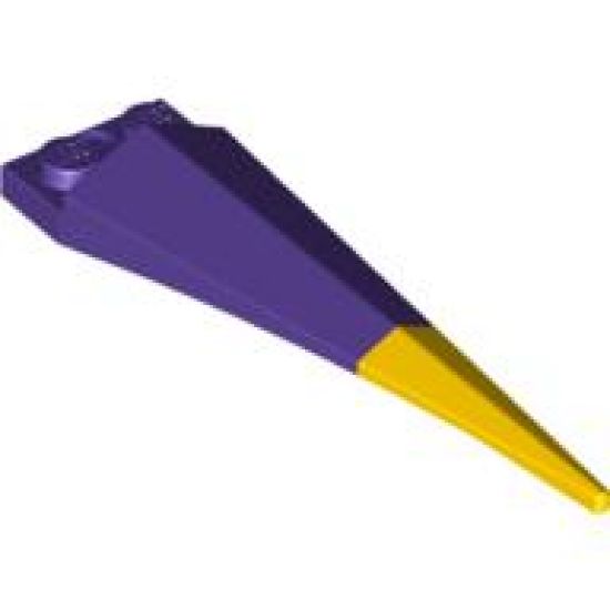Plate, Modified 1 x 2 with Angular Extension and Flexible Yellow Tip