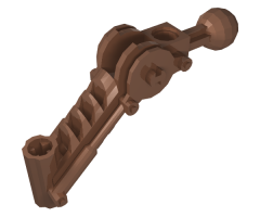 Bionicle Ball Joint 5 x 7 Arm with dual axle hole at 90 degrees