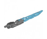 Bionicle Weapon Protector Sword with Marbled Medium Azure Blade Pattern