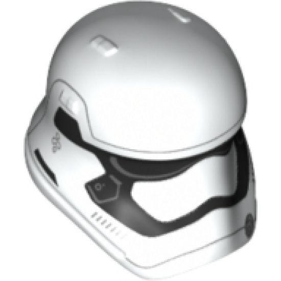 Minifigure, Headgear Helmet SW Stormtrooper Ep. 7 Rounded Mouth Pattern
