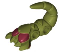 Animal, Body Part Insectoid Middle with Dark Red Eyes Pattern
