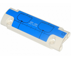Technic, Panel Curved 11 x 3 with White Arrows and 'WHEEL INSPECTION' Pattern Model Right (Sticker) - Set 42025