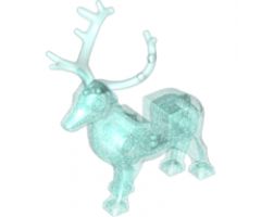 Deer with Trans-Light Blue Antlers (Stag, Reindeer)
