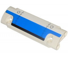 Technic, Panel Curved 11 x 3 with Blue and Black Panel and Round Plates with Rivets Pattern (Sticker) - Set 42025