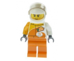 Desert Rally Racer Driver with Orange 'VITA RUSH' Logo