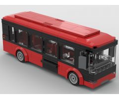 City Bus (City / Minifig Scale, 2023 Revision, Red)