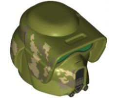 Minifigure, Headgear Helmet SW Elite Corps Trooper with Camouflage Pattern 2