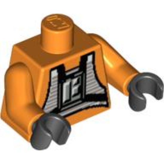 Torso SW Rebel Pilot Pattern / Orange Arms / Black Hands