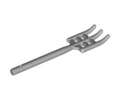 Minifigure, Utensil Pitchfork Type 2 - Flat Bottom, Soft Plastic