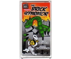 Glass for Window 1 x 4 x 6 with 'THE BRICK SEPARATOR' Movie Poster Pattern Both Sides (Stickers) - Set 10232