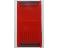 Glass for Window 1 x 4 x 6 with Red Laser Bars Pattern (Stickers) - Set 76048