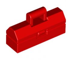Minifigure, Utensil Toolbox with White Classic Space Logo Pattern