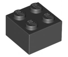 Brick 2 x 2 with Bright Pink and Light Bluish Gray Quadrilateral and Red Stripes (Dragon Eye) Pattern on Two Sides