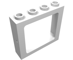 Window 1 x 4 x 3 Train - Hollow Studs