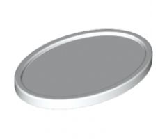 Minifigure, Utensil Serving Tray, Oval