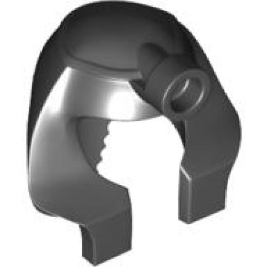 Minifigure, Headgear Headdress Mummy, Squarer Inside Front Stud, Split Inside Stud Receptacle