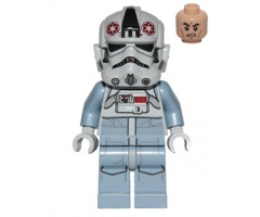 AT-AT Driver - Dark Red Imperial Logo, Grimacing