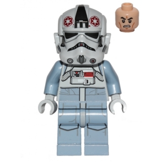 AT-AT Driver - Dark Red Imperial Logo, Grimacing