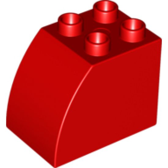 Duplo, Brick 2 x 3 x 2 with Curved Top