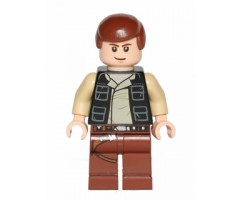 Han Solo, Reddish Brown Legs with Holster Pattern, Vest with Pockets