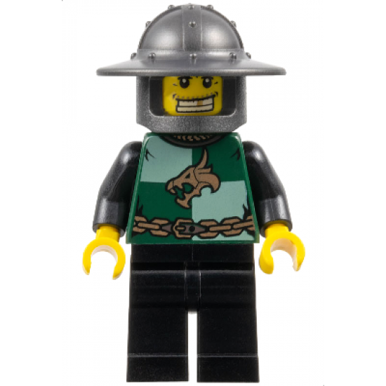 Kingdoms - Dragon Knight Quarters, Helmet with Broad Brim, Gold Tooth