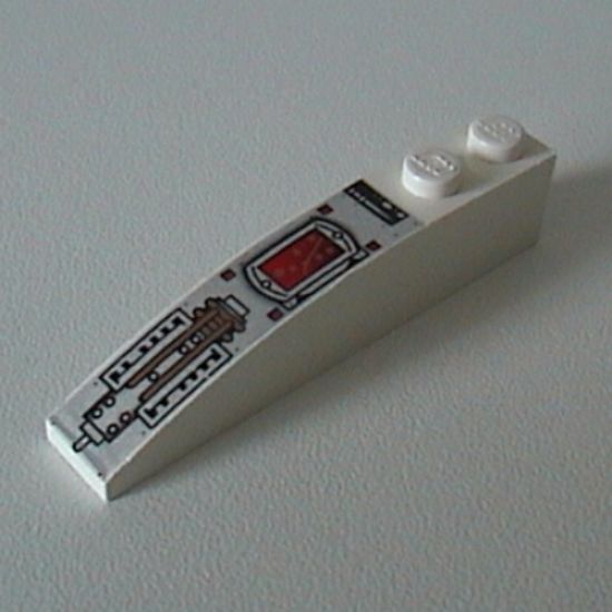Slope, Curved 6 x 1 with SW Control Panel Pattern