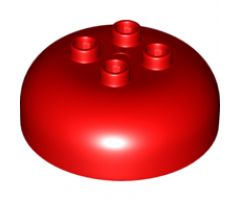 Duplo, Brick Round 4 x 4 Dome Top with 2 x 2 Studs