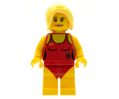 Lifeguard, Female - Minifigure only Entry