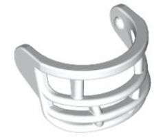 Minifigure, Headgear Accessory Visor Hockey/Football Mask