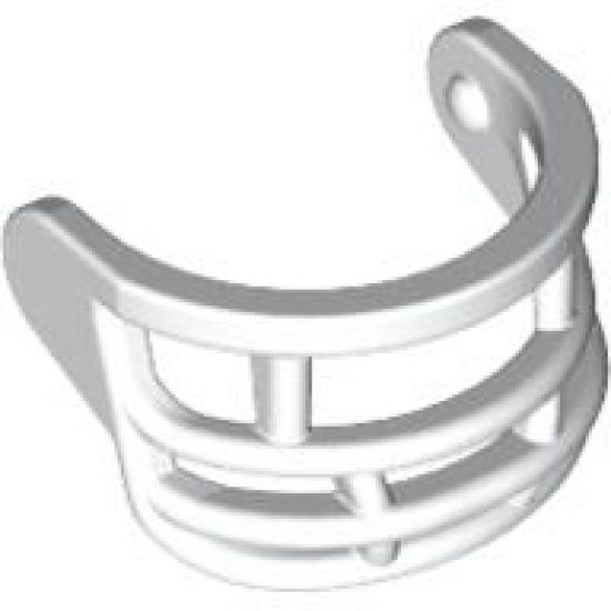 Minifigure, Headgear Accessory Visor Hockey/Football Mask