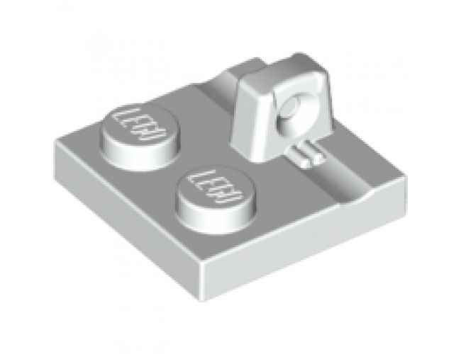 Hinge Plate 2 x 2 Locking with 1 Finger on Top