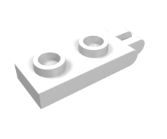 Hinge Plate 1 x 2 with 2 Fingers - Hollow Studs
